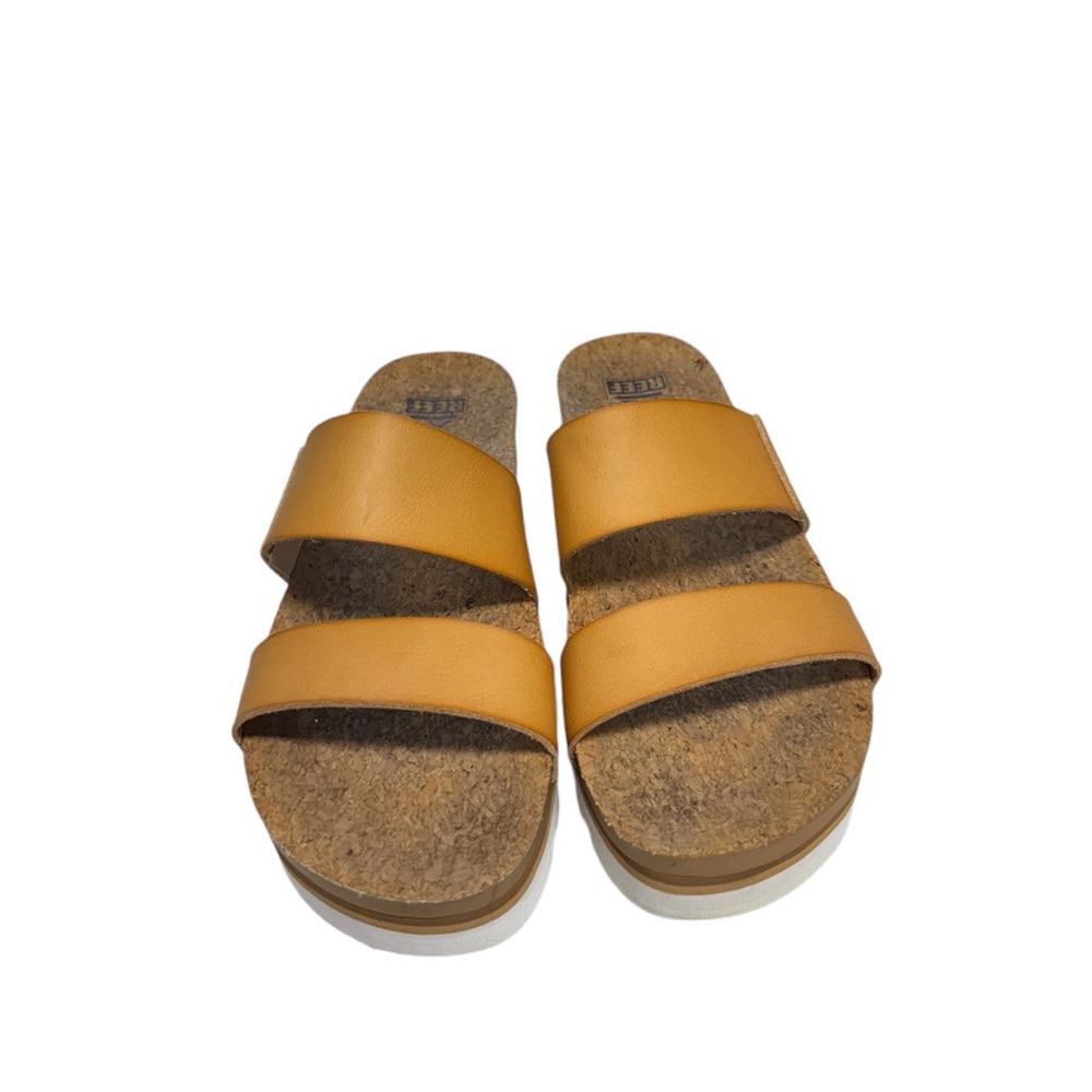 Reef Women’s Cushion Hi Vista Hi Natural Sandals Size 8 - Picture 2 of 7